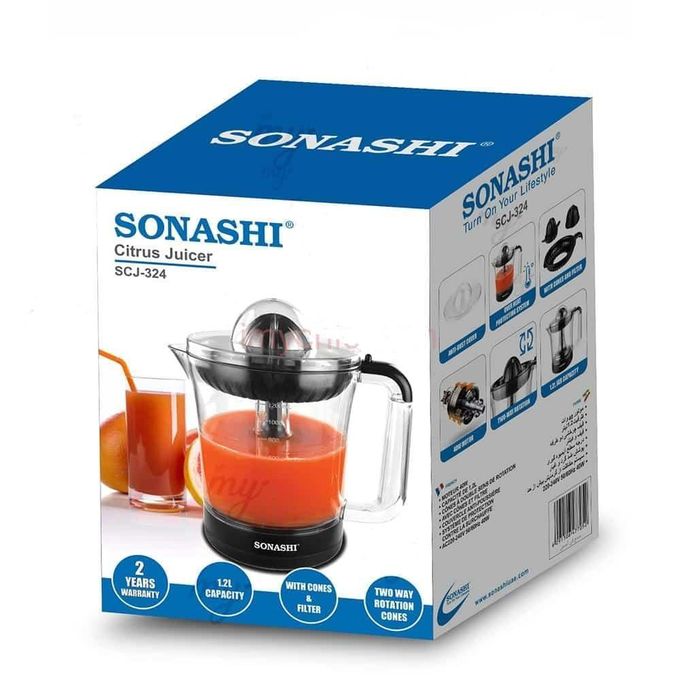 Sonashi Presse Agrumes Électrique 1.2L -Scj-324