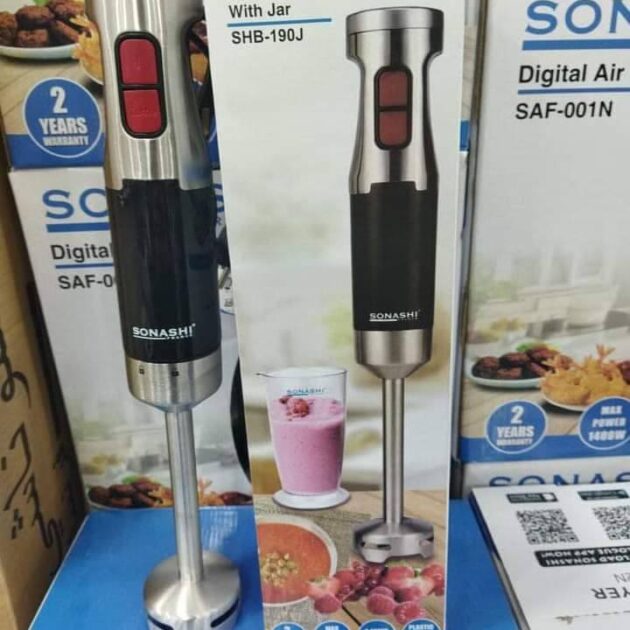 Mixeur plongeant 600 w Sonashi SHB-190J Noir